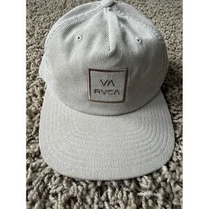 RVCA Tan/Khaki Corduroy Snapback Hat One Size NWOT